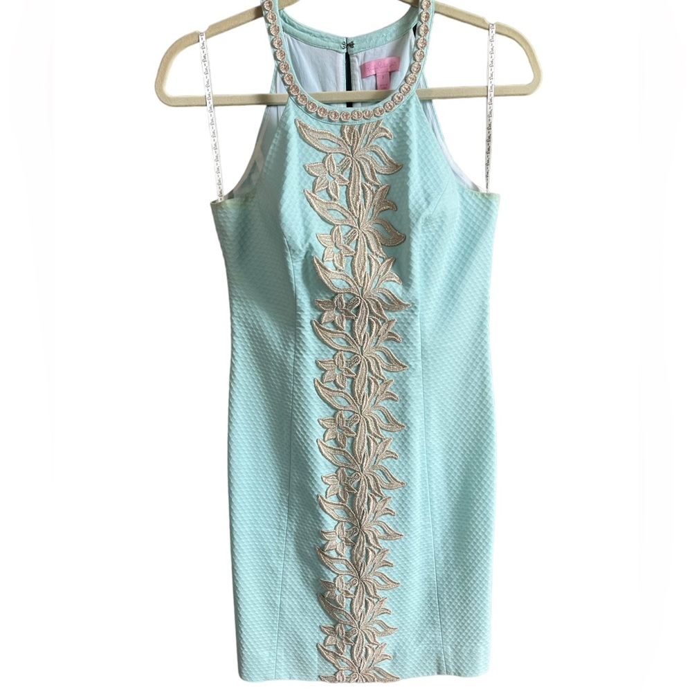 Lilly Pulitzer Pearl Shift Dress Whisper Blue